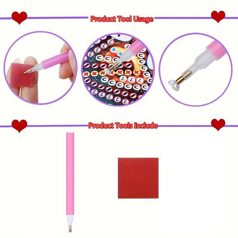 6 Pcs Diamond Art Christmas Greeting Card Set - Handmade DIY Creative Gift for Family & Friends, Relaxing Craft Kit  (Snowman) - Image 5